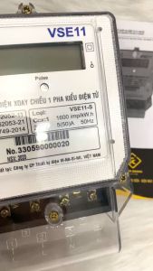 CÔNG TƠ ĐIỆN TỬ 1 PHA VSE11-S-ĐỒNG HỒ ĐIỆN VINASINO