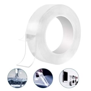 【COD】Nano Tape Double Side Tape Waterproof Traceless Clear Multi-functional Strong Adhesive Tape 1/3/5m