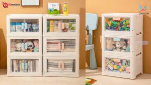 Oxihom Storage Box Lipat Kotak Penyimpanan Folding Container Plastik S3901