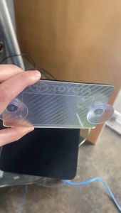 【Premium Look】Silver Carbon Fiber Roadtax Holder | Waterproof & Stylish | Malaysia Car Accessories
