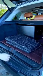 Nệm xe ô tô cao cấp gấp gọn tiện dụng đệm nằm sau xe ô tô không bơm hơi dạng treo đệm ô tô ghế sau
