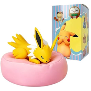 Bandai | Anime Pokémon Eevee Blind Box Model Figure 1-9 pcs Sleep Series Interior Hand Sleeping Position Toys Gift for Sfriends