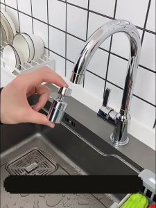 Vòi chậu rửa mở rộng xoay 360° 2 chế độ dòng nước đa chức năng có thể điều chỉnh kích thước phổ thông phù hợp cho phòng tắm và nhà bếp