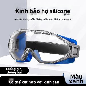 Kính Bảo Hộ Chống Gió Bụi Mờ Có Thể Đeo Kính Ở Bên Trong