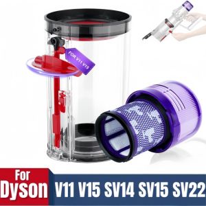 Improved Dust Bin For Dyson V11 V15 Bin Replacement Parts SV14 SV17 SV15 SV22 SV28 Vacuum Cleaner Dust Container Dust Bucket Dus