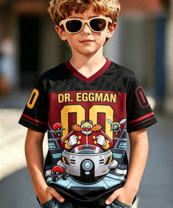 Bandai | Sonic The Hedgehog Kids T Shirt Boys Girls Cartoon Print Short Sleeve Sport Jersey Children Summer Casual Tee Tops Adult T-shirt