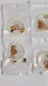 5pcs Cute Faux Pearl Decor Jewelry Set for Girls Kids Butterfly Flower Bow Children Dress Up Accessories