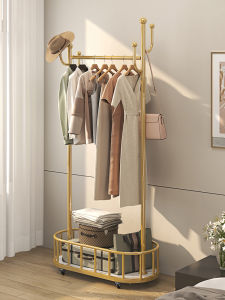 Luxury Rolling Moveable Easy-to-Assemble Clothes Stand