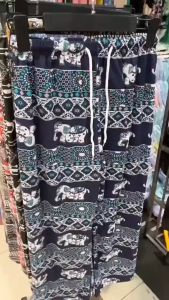 พร้อมส่ง กางเกงลายช้าง เนื้อผ้าคอตตอน มีให้เลือกทั้งขาจั๊มและขาปล่อย เนื้อผ้านิ่ม สีสันสวย pb99