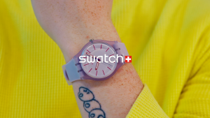 Swatch Lavendaze (SO29V101) Purple 41mm Silicone Watch
