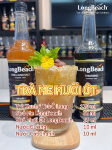 Siro hương Muối Ớt - LongBeach Chilli & Salt Flavoured Syrup 740ml