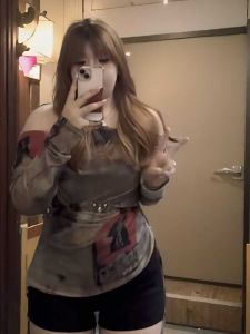 เสื้อยืดแขนยาวเซ็กซี่สำหรับผู้หญิงไซส์ใหญ่ ทรงเข้ารูป ทรงเข้ารูป แขนยาว ปกโปโล แฟชั่นฤดูร้อน เสื้อยืดผู้หญิง