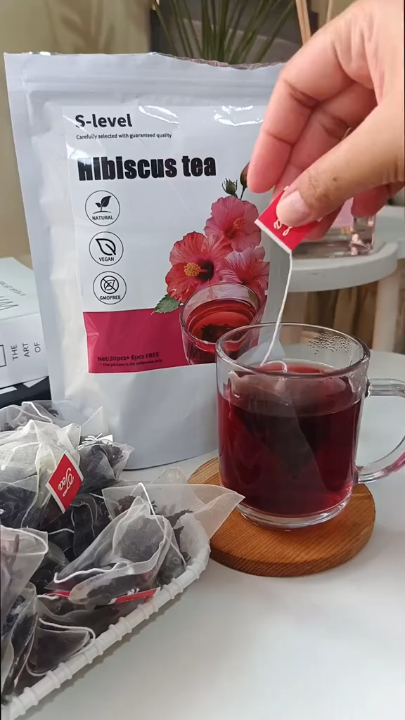Hibiscus Tea Organic Original Hibiscus Dried Flower Tea Herbal Tea Bag Gumamela Flower