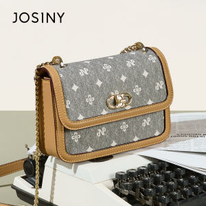 Josiny | Elegant and Rare Chain Square Shoulder Crossbody Bag