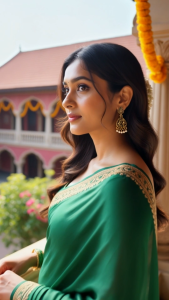 [SG] Vintage Filigree Pearl Drop Earrings | Antique Gold Ethnic Earrings | Bohemian Statement Earrings | Traditional Pearl Dangle Earrings | ear me out (EMO-55)