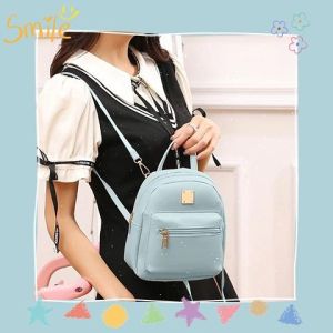 BBPShop ใหม่แนะนำ กระเป๋าเป้ทรงมินิแฟชั่น รุ่นนี้ขนาดกำลังพอดี น่ารักปุ๊กปิ๊ก สีสวยละมุนตามากๆ มีช่องเก็บสัมพาระหลายช่อง กระเป๋างานดีมาก ใครสะพายก็สวย ห้ามพลาด