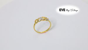 24K ลายหัวใจ แหวนทองไมครอน สำหรับคุณผู้หญิง