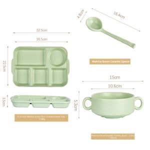 Creative Meal Plate For Postpartum Breakfast Kids Adult Dieting