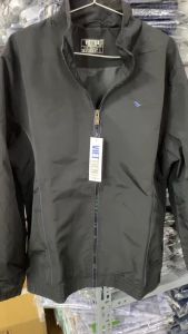 VIỆT TIẾN - Áo Khoác Gió Chống Nắng Thể Thao Màu Đen Kẻ Xanh Dương Trượt Nước Siêu Nhẹ Smart Casual