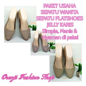 Grosir 10 pasang Sepatu Jelly wanita import 20rban Karis