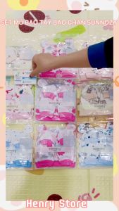 Henry Store - Set Đầy Đủ Nón + Bao Tay + Bao Chân Hàng Đẹp Cho Bé Sơ Sinh