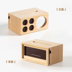 Creative Wooden Tissue Box Art Paper Living Room Popular Home Storage Organizer EMITDOOG TYOS742 from Guangdong China