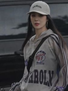 New 2025 Womens Fashionable Sporty Sun-Protective Windbreaker Thin Long-Sleeve Hooded Summer Set Polyester Material