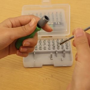 32 in 1 Multi-Size Precision Screwdriver Set Magnetic Precision Screwdriver Bits Repair Torx Ratchet Screw Driver for Eyeglass Watch Phones Laptop Computers Multi-purpose Professional Electronics Screw Hand Tools Kit