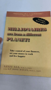 Millionaires are from a different planet | old unused book |personal finance & self-help book