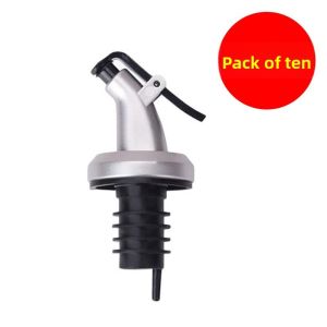 Defasilk | Oil Pour Spout Cap for Kitchen Condiment Bottles Glass Stopper Silicone