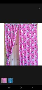 gorden plisket karakter murah gorden pintu motif karakter tirai jendela