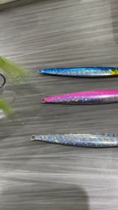 jp long umpan metal jig kiler 40gram seat kail asist hooks umpan jigging umpan kiler metal jig casting