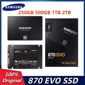 Original SAMSUNG 870 EVO 2.5 SSD 500GB 1TB 2TB Internal Solid State Drive Storage Disk For Laptop or Desktop