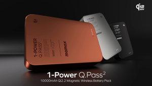 [CCC Certified] Momax [IP168Q22] Q.PASS X1 Qi2.2 Magnetic Wireless Powerbank 10000mAh