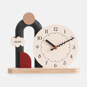 Creative Home Decorations EMITDOOG Cream Style Tabletop Ornaments Living Room TV Cabinet Wine Cabinet Decorative Clock
