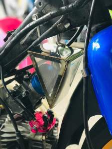 NEW SPEED บังฝุ่น เวฟ 125 หัวฉีด งานฝือมือคุณภาพสแตนเลสทั้งใบ มีให้เลือก 2 สี