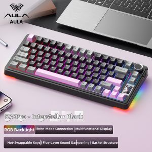 AULA | Customized Triple Mode Wireless Mechanical Gaming Keyboard