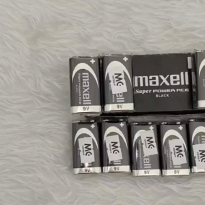 Bateri Maxell Super Power Ace 9V/Maxell Japan Long Lasting Super Power Ace 9V Battery [1Box-10Pcs]