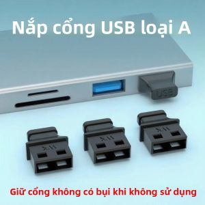 Đầu Cắm Cổng USB Type-A Có Tay Cầm Nắp Che Bụi Cho Máy Tính Xách Tay Âm Thanh TV Đảo Bếp - Bảo Vệ Giao Diện USB-A Cho Nữ