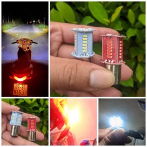 Đèn Led hậu nháy Audi đèn hậu nháy Stop F1 cho các dòng xe máy 30LED mẫu mới bản cao cấp