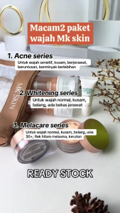 MK Skin Paket Wajah Melacare Original Pencerah Wajah Memudarkan Flek Hitam