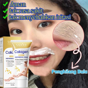 Collagen Pembersih Bulu Ketiak Hair Removal Moisturizing Krim Perontok Bulu Ketiak Non-irritating Perontok Bulu