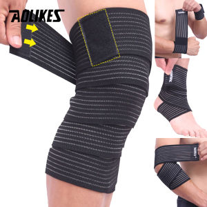 AOLIKES | AOLIKES 1PCS 40-180cm Compression Bandage Protector Knee Support Brace Sports Elastic Elbow Straps Leg Bands Elast Bandag