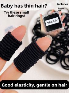 ZUOOU | Black Gentle on Hair High Elasticity Durable Childrens Hair Tie