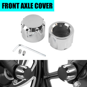 Front Axle Nut Covers Caps Motorcycle For Harley Sportster XL Softail Dyna VRSC Touring Electra Road Street Tri Glide