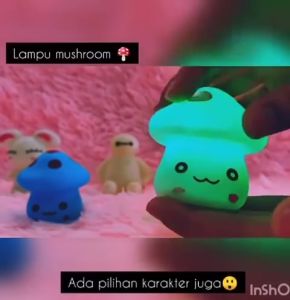 Lampu Tidur LED Karakter Warna Warni / Lampu LED Warna / Lampu Hias