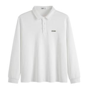 Enjeolon | Cotton Heavyweight Long Sleeve Polo Shirt