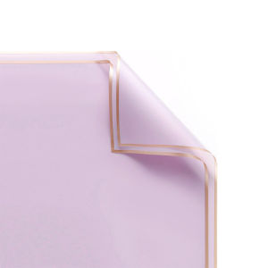 Moda 20 Sheets Gold Edge Flower Wrapping Paper DIY Crafts Fresh Bouquet Wrap Gift Box Packaging