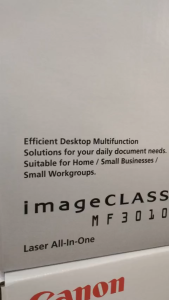 Máy in Laser đen trắng đa năng Canon imageCLASS MF3010 ( All - in -One ) - Chính hãng