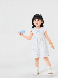 Purcotton | Breathable Cool Feel Cotton Sleeveless Princess Dress